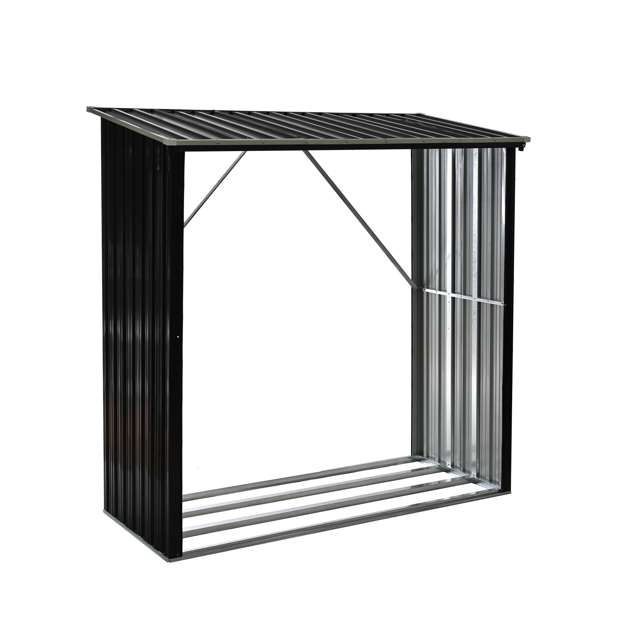 屋根付き薪ラック 大型 金属製　屋根付き Amazon.co.jp: 薪ラック 屋根付き 屋外 薪小屋 大型 大容量収納